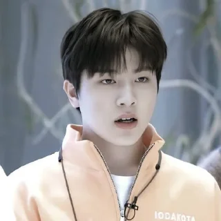 😌 emoji Junghwan，@stickernct. Telegram sticker 3 of 45