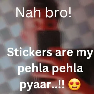 Sticker from drug
