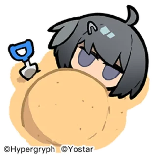 😶 emoji Arknights Telegram sticker 11 of 15