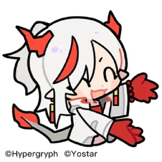 🥰 emoji Arknights Telegram sticker 7 of 15