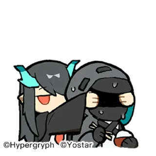 🙈 emoji Arknights Telegram sticker 10 of 15