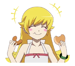 🍩 emoji Monogatari @Yoga_CIC Telegram sticker 24 of 88