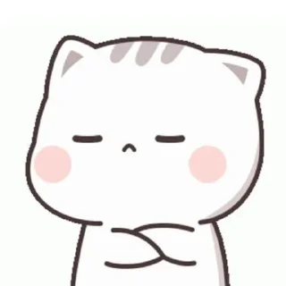 😒 emoji cat cute Telegram sticker 11 of 23