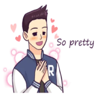😍 emoji You and  I : Daily Talk Telegram sticker 17 of 40