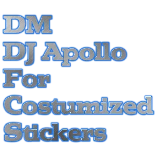 🔇 emoji DJ APOLLO STICKER SET 2 Telegram sticker 3 of 27