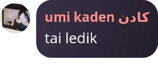 Sticker from kaden pacar jisung @iTerpleset