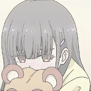 🥺 emoji 𝙽𝚒𝚔𝚒 𝙸𝚟𝚊𝚗 𝙾𝚠𝚗 𝚜𝚝𝚒𝚌𝚔𝚎𝚛 Telegram sticker 17 of 20