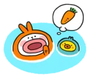 Sticker from Spoiled Rabbit and Smile Person