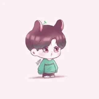 Sticker from Chibi Jungkookie by: Xabiru