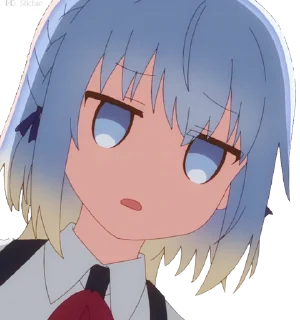 😒 emoji @HD_Stickers 白聖女と黒牧師 Special Pack Telegram sticker 15 of 30