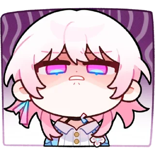 😒 emoji 星穹鐵道·三月七 @pokenlee666 Telegram sticker 15 of 16