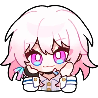 😃 emoji 星穹鐵道·三月七 @pokenlee666 Telegram sticker 16 of 16