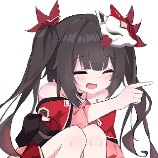 Sticker from 星穹铁道指人表情包