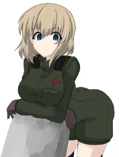 🤨 emoji Katyusha Telegram sticker 10 of 118