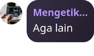 🙂 emoji Mengetik... Telegram sticker 5 of 41