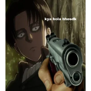 🔫 emoji レヴィ(hasnxZ) Telegram sticker 23 of 74