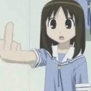 🖕 emoji Mim pake K Telegram sticker 1 of 109