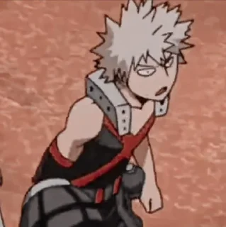 ❔ emoji Bakugo @uchiha_lord Telegram sticker 9 of 38