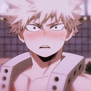 😳 emoji Bakugo @uchiha_lord Telegram sticker 7 of 38