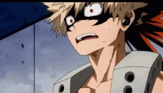 😨 emoji Bakugo @uchiha_lord Telegram sticker 13 of 38