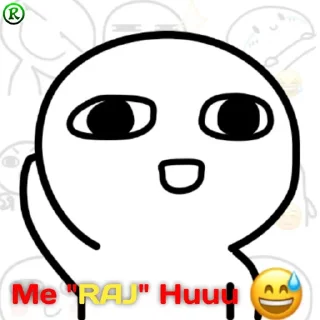 🤔 emoji ᖇᗩᒍ's Sticker Pack Telegram sticker 5 of 103