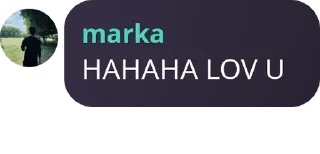 Sticker from random marka