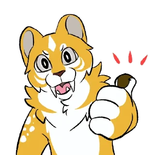 👍 emoji 起司橘醬包 Telegram sticker 19 of 120
