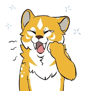 😪 emoji 起司橘醬包 Telegram sticker 20 of 120