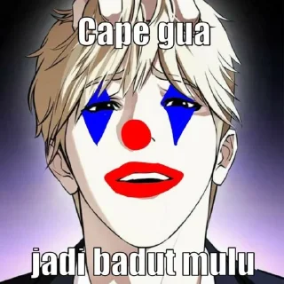 🤡 emoji tertawa cina Telegram sticker 16 of 24