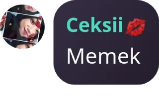 🙇‍♂️ emoji Ceksii mwahh Telegram sticker 5 of 13