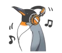 🎵 emoji Small birds sticker! Telegram sticker 14 of 40