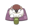 🍵 emoji Small birds sticker! Telegram sticker 4 of 40