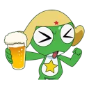 🍻 emoji Keroro Cartoon capture Telegram sticker 16 of 42