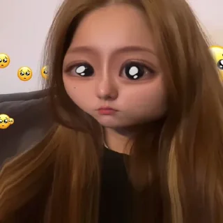 🥺 emoji ★.  𝐇eejin 𝐌engsedih - @RosieeBoww Telegram sticker 9 of 9