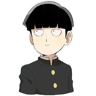 😊 emoji Mob phycho @mangaenglish Telegram sticker 5 of 30