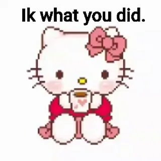 Sticker from @LovingStickers हैलो किटी।