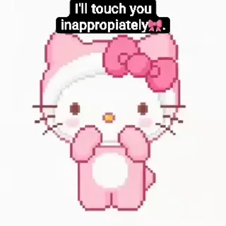 Sticker from @LovingStickers हैलो किटी।