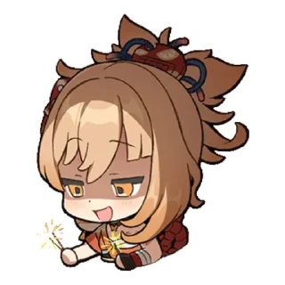 😼 emoji Inazuma by @Kazuha4me Telegram sticker 4 of 30