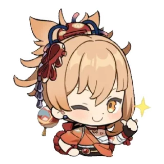 😉 emoji Inazuma by @Kazuha4me Telegram sticker 2 of 30