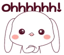 😮 emoji Ultra-small rabbit @tikelku Telegram sticker 22 of 41