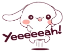 🙌 emoji Ultra-small rabbit @tikelku Telegram sticker 7 of 41