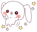 😃 emoji Ultra-small rabbit @tikelku Telegram sticker 15 of 41