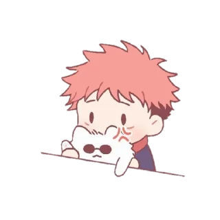 😗 emoji Murid Gojo Satoru by @Feelexhausted Telegram sticker 22 of 34