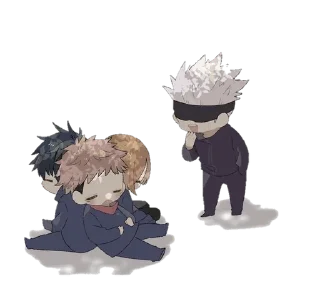 😨 emoji Murid Gojo Satoru by @Feelexhausted Telegram sticker 24 of 34