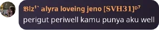 Sticker from Lee Jeno's girlfriend