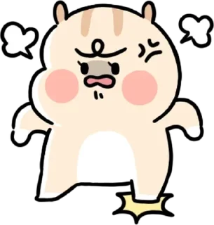 💬 emoji 순수햄찌 토토의 일상 By @KakaoEmoticon Telegram sticker 9 of 24