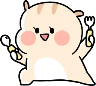 💬 emoji 순수햄찌 토토의 일상 By @KakaoEmoticon Telegram sticker 5 of 24