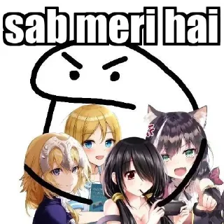 🤔 emoji Raj's sticker pack (@Enmu_Kizuki_bot) Telegram sticker 5 of 120