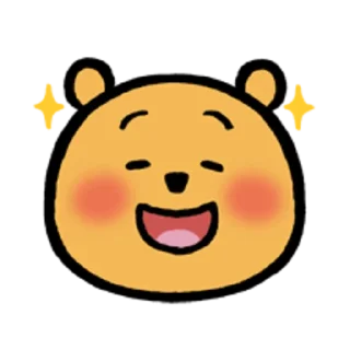 Sticker from 小熊維尼 表情貼（nagano插畫版）