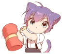 Sticker from Boy of a black cat @stickerscar